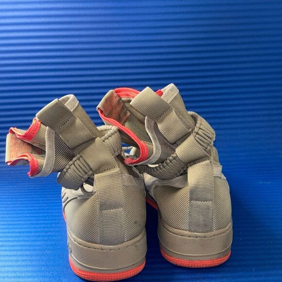 Size 13- Men’s Nike Special Force AF1 Khaki Sneaker Boots RARE 864024-205 - Picture 7 of 8